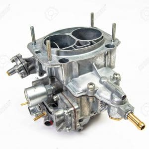 134209765 the carburetor of the internal combustion engine isolated on white background